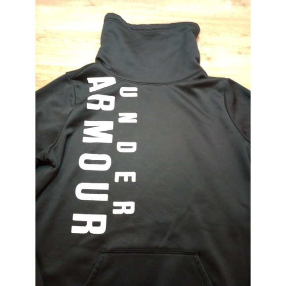 Under Armour Sweatshirt Womens Medium Black Storm Cowl Loose Cold Gear Pullover* - Picture 2 of 10